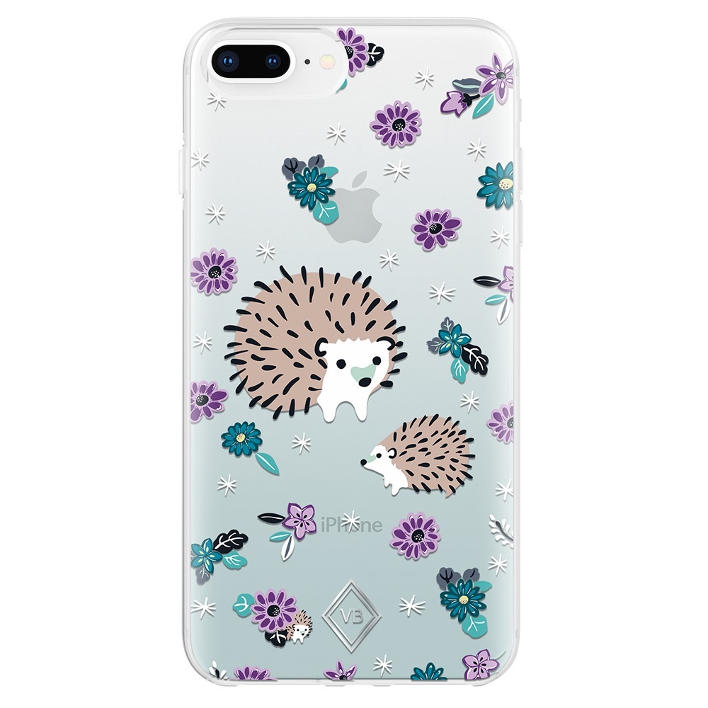 Vera Bradley Protective Slim Case For iPhone 8 Plus hedgehog Penelope garden - Picture 1 of 2